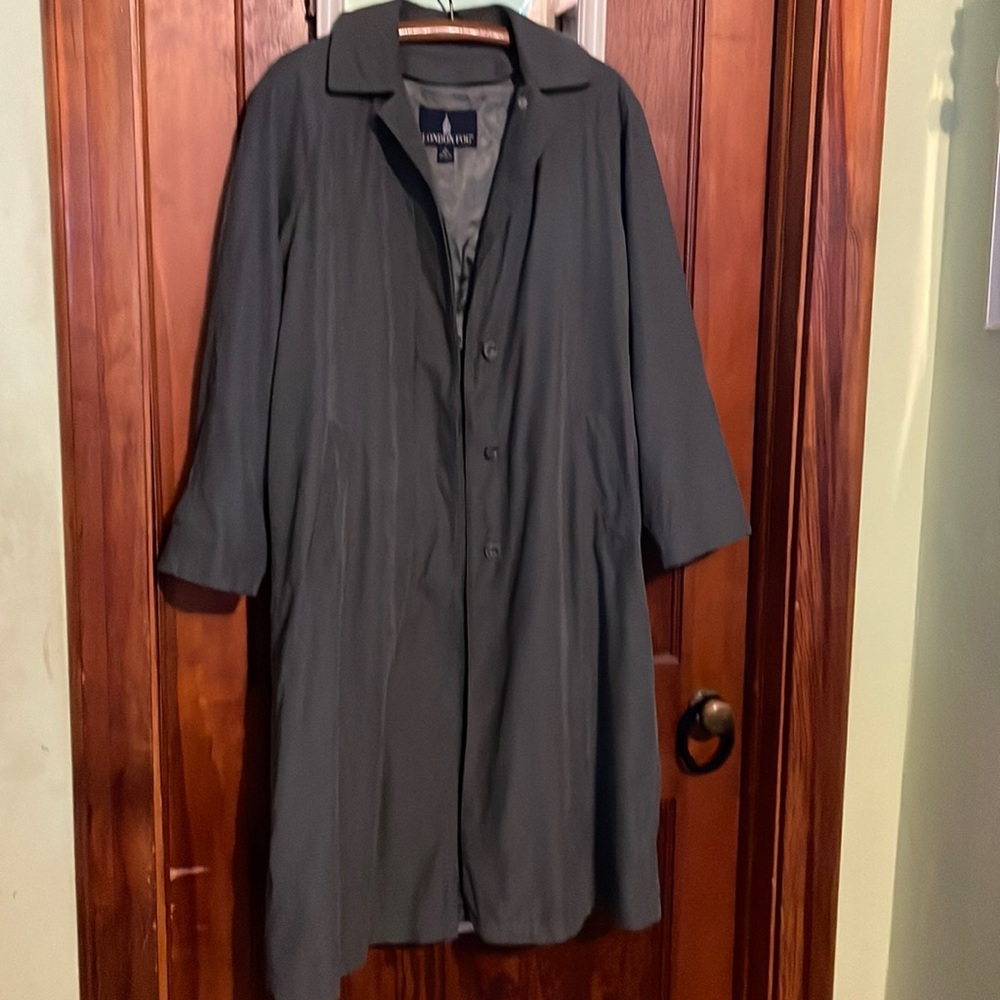 London Fog trench coat with zip-out lining